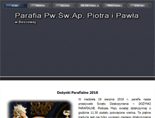 Tablet Screenshot of parafiabeszowa.net